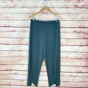 Sympli Jersey Veer Angle Hem Pant Green Legging 10